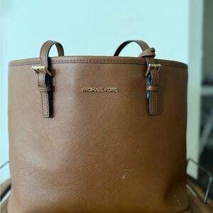 Michael Kors Brown Leather Tote